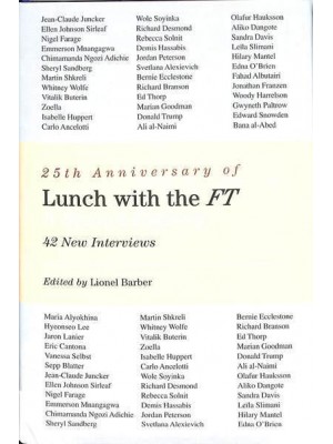 Lunch With the FT A Second Helping