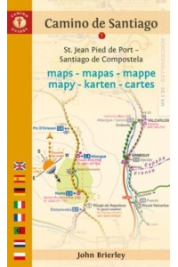 Camino De Santiago Maps St. Jean Pied De Port-Santiago De Compostela