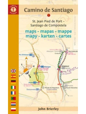 Camino De Santiago Maps St. Jean Pied De Port-Santiago De Compostela