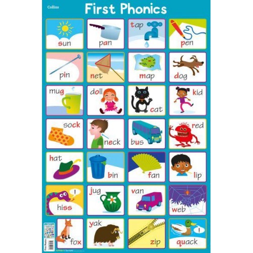 First Phonics - Collins Children's Poster