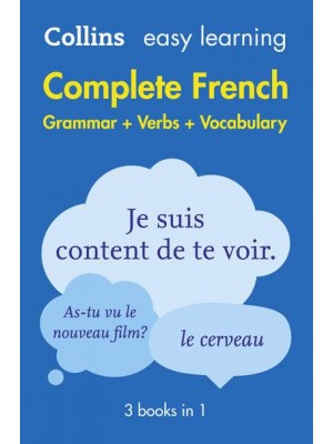 Collins Easy Learning Complete French Grammar + Verbs + Vocabulary - Collins Easy Learning