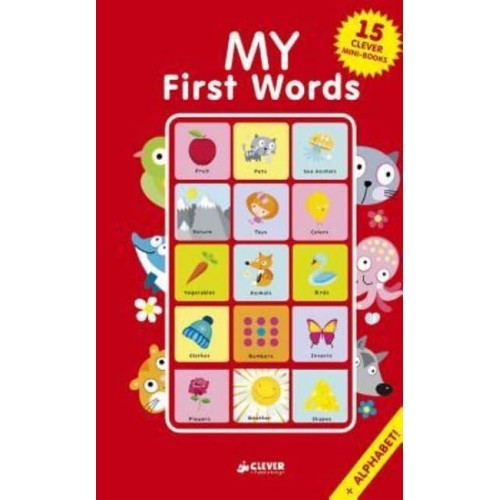 My First Words 15 Clever Mini-Books Box Set - Clever Mini Board Books