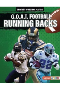 G.O.A.T. Football Running Backs - Greatest Of All Time Players (Lerner Sports)