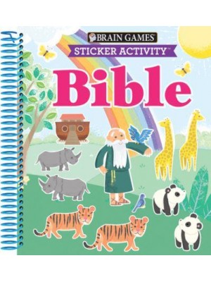 Brain Games - Sticker Activity: Bible (For Kids Ages 3-6) - Brain Games - Sticker Activity