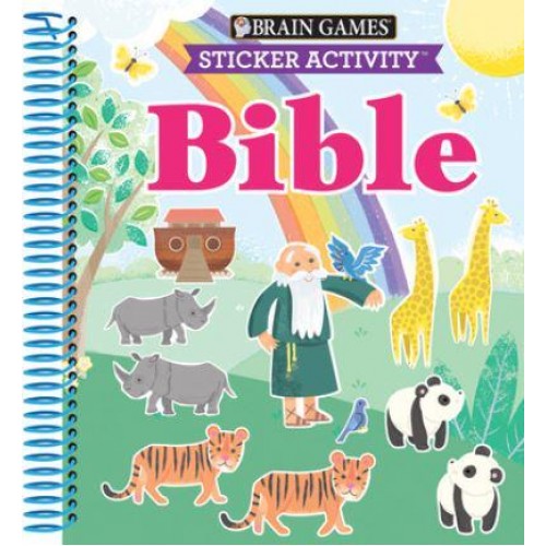 Brain Games - Sticker Activity: Bible (For Kids Ages 3-6) - Brain Games - Sticker Activity