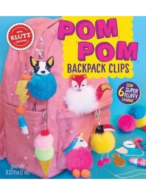 Pom-Pom Backpack Clips - Klutz