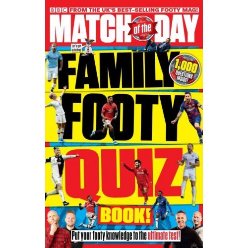 Match of the Day Magazine Family Footy Quiz Book!