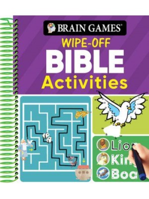 Brain Games Wipe-Off: Bible Activities - Brain Games Wipe-Off