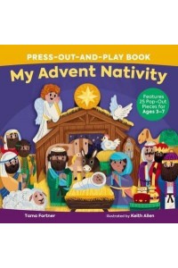 My Advent Nativity Press-Out-and-Play Book Features 25 Pop-Out Pieces for Ages 3-7
