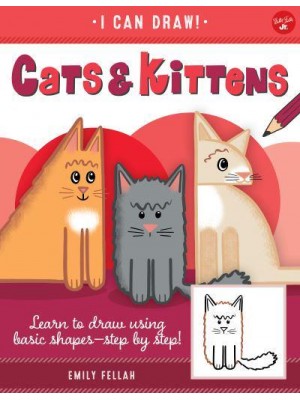 Cats & Kittens Learn to Draw Using Basic Shapes - Step by Step! - I Can Draw