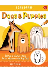 Dogs & Puppies Learn to Draw Using Basic Shapes - Step by Step! - I Can Draw