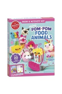 Mini Pom-Pom Food Animals - Klutz