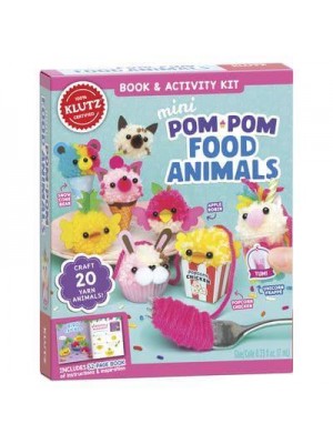 Mini Pom-Pom Food Animals - Klutz