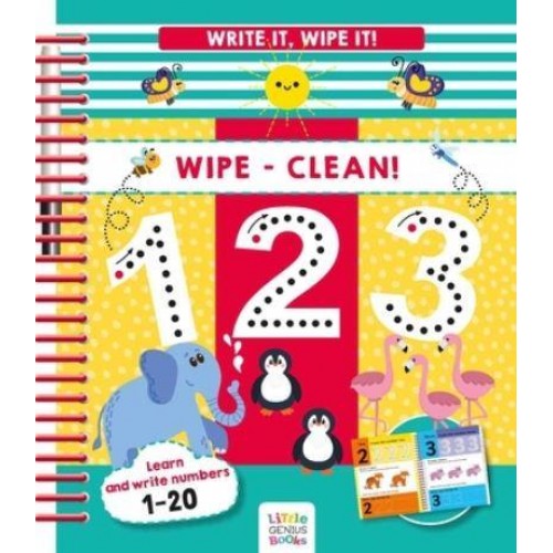 Write It, Wipe It! Wipe-Clean 123