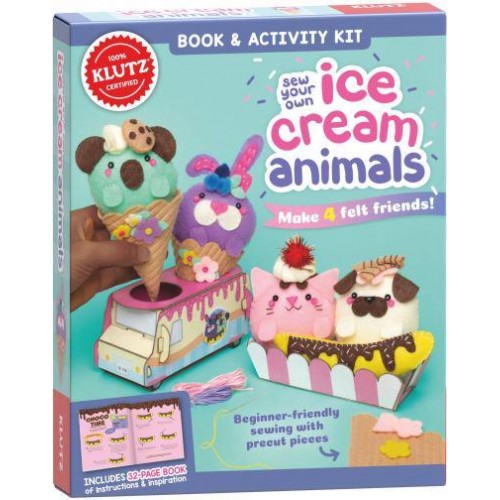 Sew Your Own Ice Cream Animals - Klutz