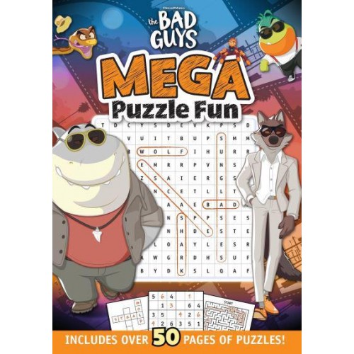 The Bad Guys Mega Puzzle Book - Bad Guys Movie