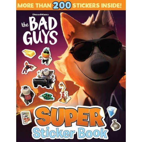 The Bad Guys Super Sticker Book - Bad Guys Movie