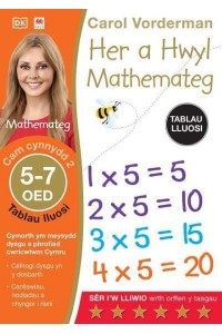 Her a Hwyl Mathemateg: Tablau Lluosi, Oed 5-7 (Maths Made Easy: Times Tables, Ages 5-7)