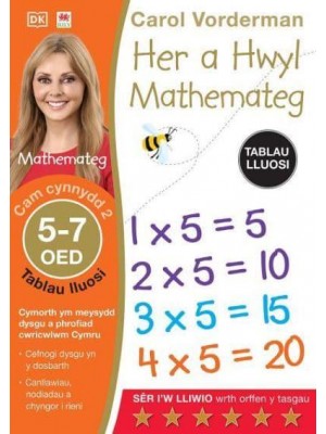 Her a Hwyl Mathemateg: Tablau Lluosi, Oed 5-7 (Maths Made Easy: Times Tables, Ages 5-7)