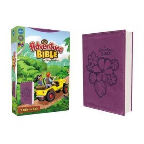A NIrV, Adventure Bible for Early Readers, Leathersoft, Purple, Full Color - Adventure Bible