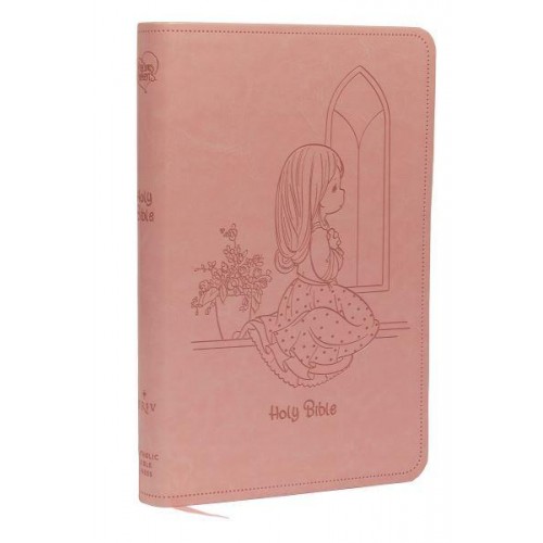 NRSVCE, Precious Moments Bible, Pink, Leathersoft, Comfort Print Holy Bible