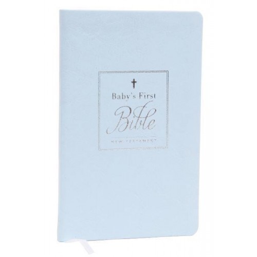 KJV, Baby's First New Testament, Leathersoft, Blue, Red Letter, Comfort Print Holy Bible, King James Version