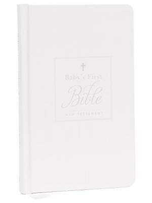 KJV, Baby's First New Testament, Hardcover, White, Red Letter, Comfort Print Holy Bible, King James Version