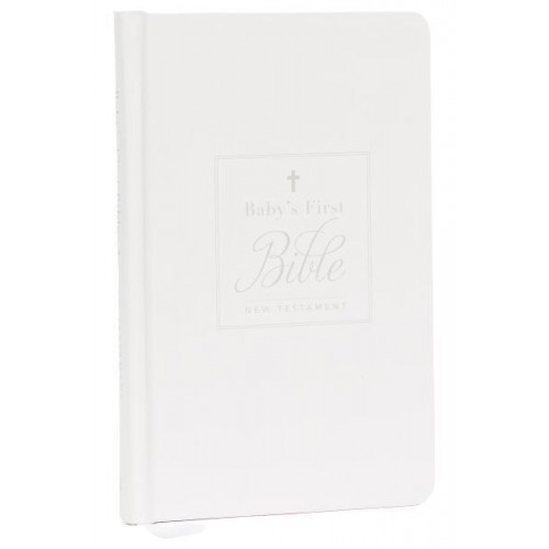 KJV, Baby's First New Testament, Hardcover, White, Red Letter, Comfort Print Holy Bible, King James Version
