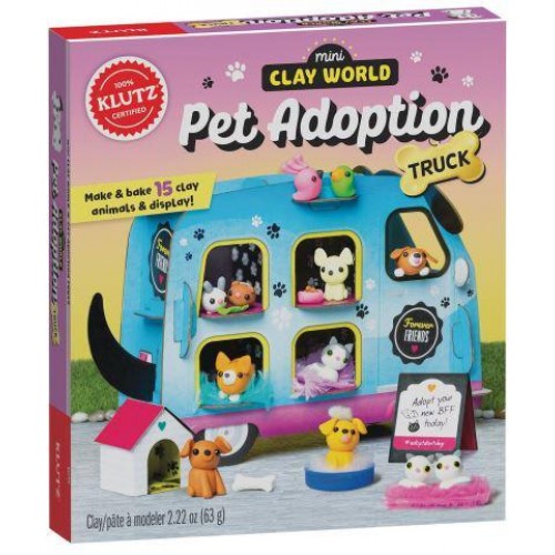 Mini Clay World Pet Adoption Truck - Klutz