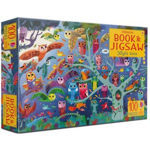 Usborne Book and Jigsaw Night Time - Usborne Book and Jigsaw