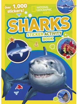 Sharks Sticker Activity Book Over 1,000 Stickers!