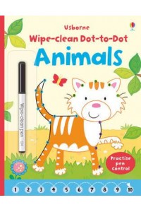 Wipe-Clean Dot-to-Dot Animals - Wipe-Clean Dot-to-Dot