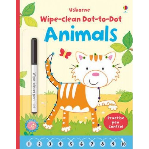 Wipe-Clean Dot-to-Dot Animals - Wipe-Clean Dot-to-Dot