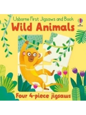 Usborne First Jigsaws And Book: Wild Animals - Usborne First Jigsaws And Book