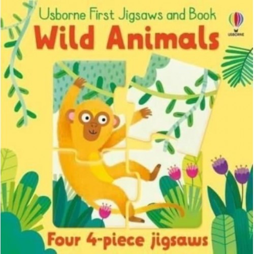 Usborne First Jigsaws And Book: Wild Animals - Usborne First Jigsaws And Book