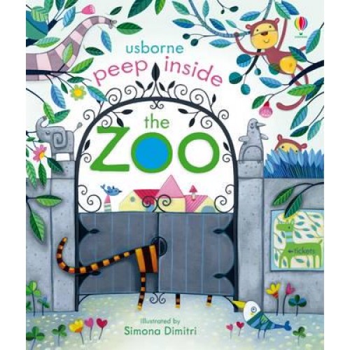Usborne Peep Inside the Zoo - Peep Inside