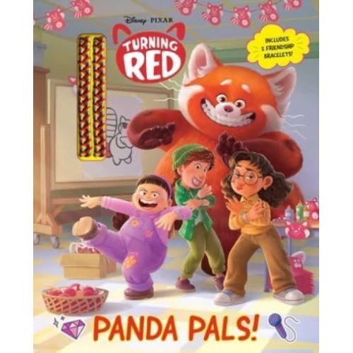 Disney Pixar: Turning Red: Panda Pals! - Book With Friendship Bracelets