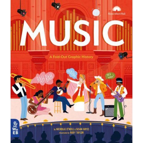 Music A Fold-Out Graphic History - What on Earth Fold-Out Graphic History Series