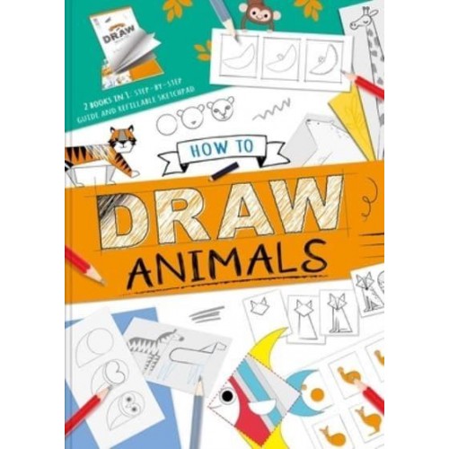 How to Draw Animals With Step-By-Step Guide and Refillable Sketch Pad