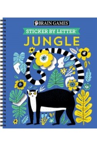Brain Games - Sticker by Letter: Jungle - Brain Games - Sticker by Letter