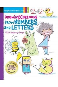 Drawing Cartoons from Numbers and Letters 125+ Step-by-Steps - Drawing Shape by Shape