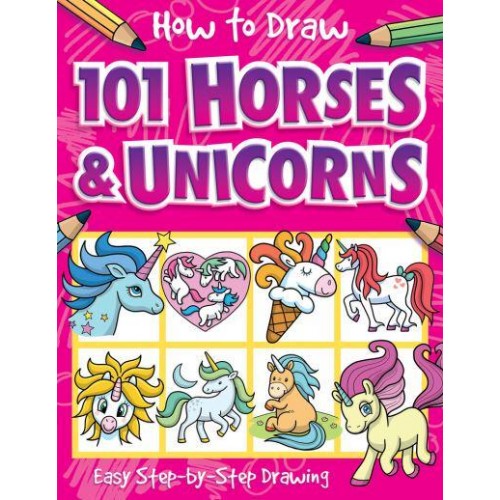 How to Draw 101 Horses and Unicorns - How To Draw 101