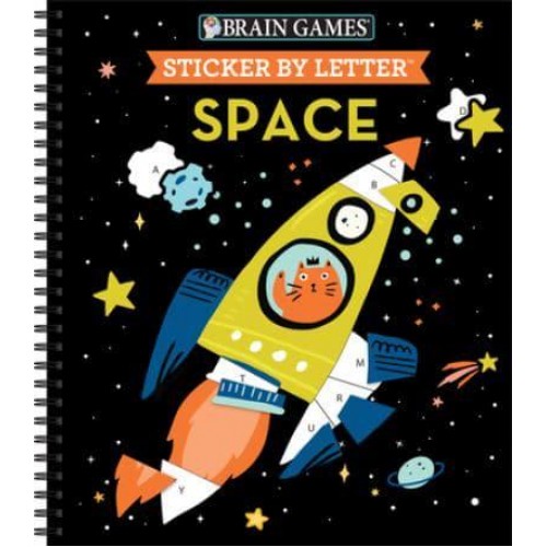 Brain Games - Sticker by Letter: Space - Brain Games - Sticker by Letter