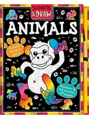 Scratch & Draw Animals - Scratch Art Activity Book - Scratch and Draw