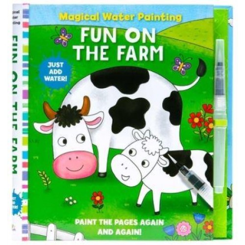 Magical Water Painting: Fun on the Farm (Art Activity Book, Books for Family Travel, Kids' Coloring Books, Magic Color and Fade) - Iseek
