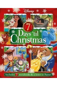 Disney 7 Days 'Til Christmas With 7 Storybooks & Letter to Santa