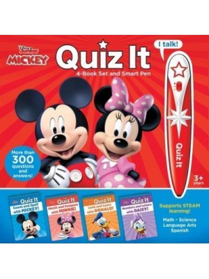 Disney Mickey Mouse Clubhouse: Quiz It 4-Book Set and Smart Pen Quiz It: 4-Book Set and Smart Pen