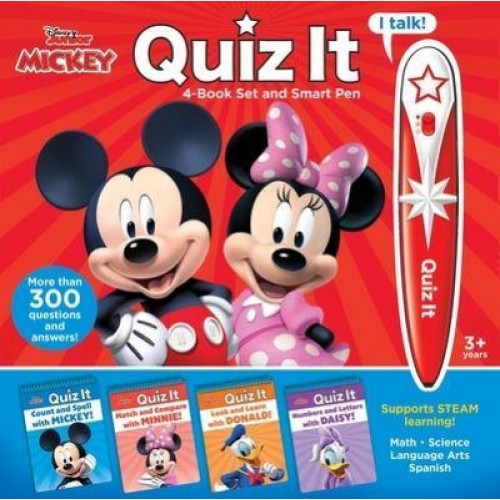 Disney Mickey Mouse Clubhouse: Quiz It 4-Book Set and Smart Pen Quiz It: 4-Book Set and Smart Pen