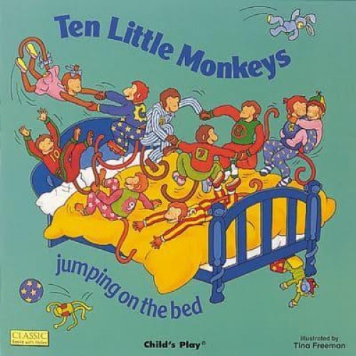 Ten Little Monkeys Jumping on the Bed - Classic Books With Holes