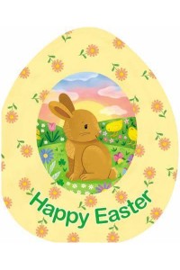 Happy Easter - An Easter Egg-Shaped Board Book